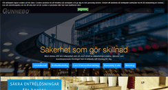 Desktop Screenshot of gunnebo.se